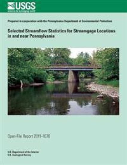 Selected Streamflow Statistics for Streamgage Locations in and near Pennsylvania