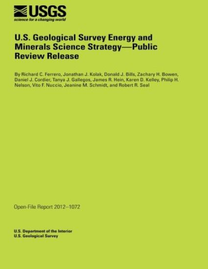 U.S. Geological Survey Energy and Minerals Science Strategy-Public Review Release