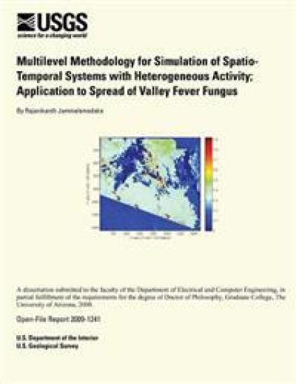 Multilevel Methodology for Simulation of Spatio-Temporal Systems with Heterogenous Activity: Application to Spread of Valley Fever Fungus