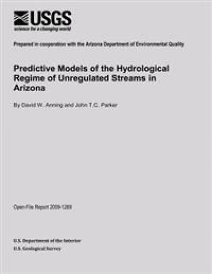 Predictive Models of the Hydrological Regime of Unregulated Streams in Arizona
