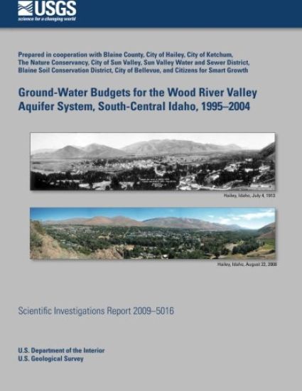 Ground-Water Budgets for the Wood River Valley Aquifer System, South-Central Idaho, 1995?2004