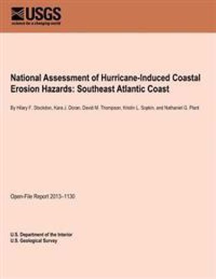 National Assessment of Hurricane-Induced Coastal Erosion Hazards: Southeast Atlantic Coast
