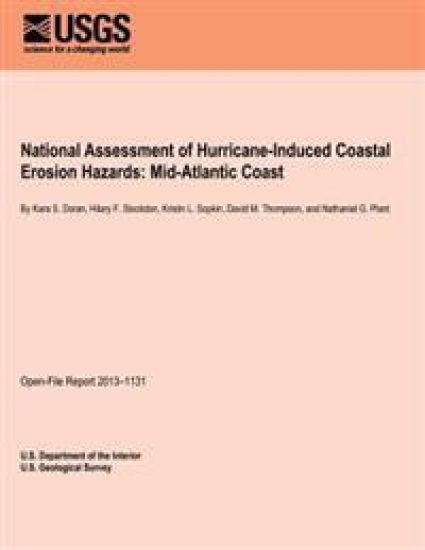 National Assessment of Hurricane-Induced Coastal Erosion Hazards: Mid-Atlantic Coast