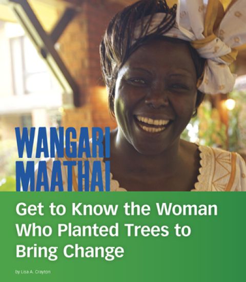 Wangari Maathai: Get to Know the Woman Who Planted Trees to Bring Change – Lisa A. Crayton, kirjan kansikuva