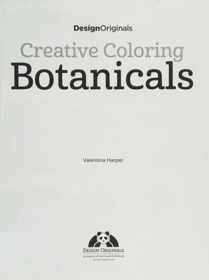 Botanicals: Art Activity Pages to Relax and Enjoy!
