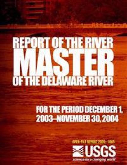 Report of the River Master of the Delaware River for the period December 1, 2003