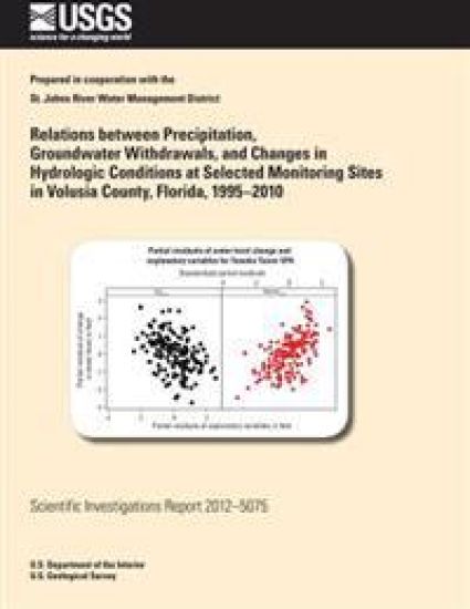 Relations between Precipitation, Groundwater Withdrawals, and Changes in Hydrologic Conditions at Selected Monitoring Sites in Volusia County, Florida