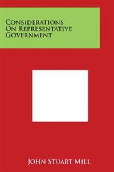 Considerations on Representative Government