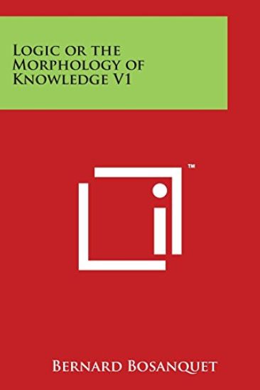 Logic or the Morphology of Knowledge V1