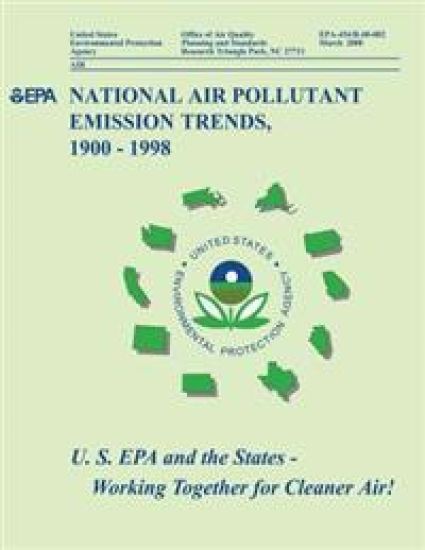 National Air Pollutant Emission Trends, 1900-1998