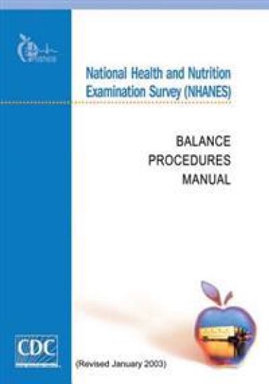 National Health and Nutrition Examination Survey (NHANES): Balance Procedures Manual