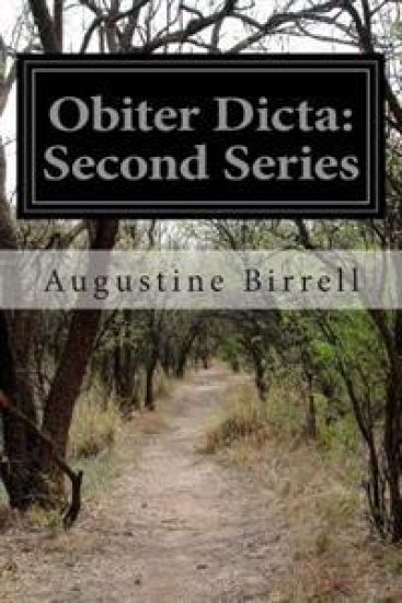 Obiter Dicta: Second Series