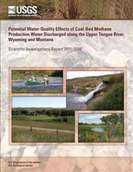Potential Water-Quality Effects of Coal-Bed Methane Production Water Discharged along the Upper Tongue River, Wyoming and Montana