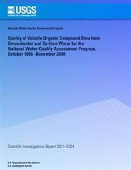 Quality of Volatile Organic Compound Data from Groundwater and Surface Water for the National Water-Quality Assessment Program, October 1996?December