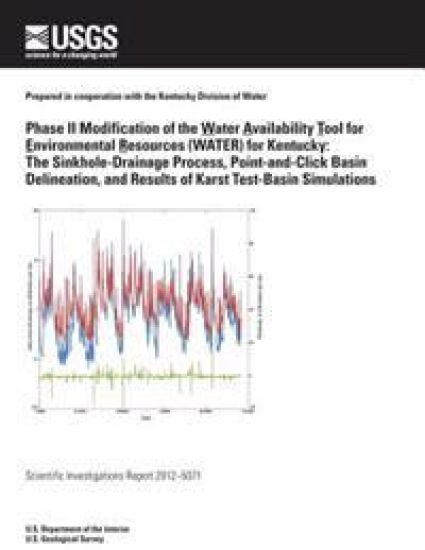 Phase II Modification of the Water Availability Tool for Environmental Resources (WATER) for Kentucky: The Sinkhole-Drainage Process, Point-and-Click