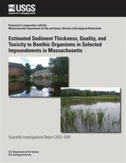 Estimated Sediment Thickness, Quality, and Toxicity to Benthic Organisms in Selected Impoundments in Massachusetts