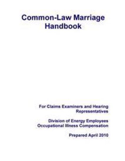 Common-Law Marriage Handbook