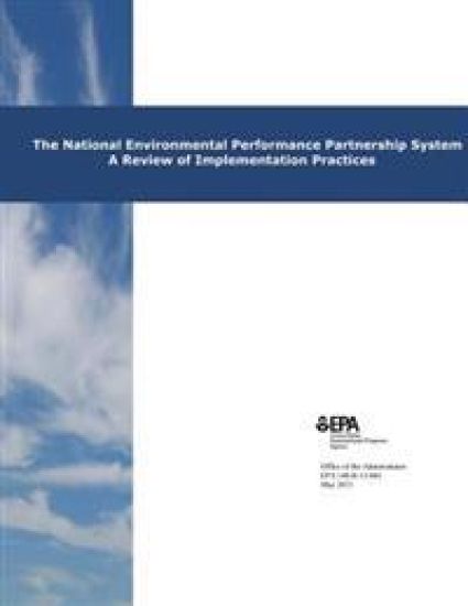 The National Environmental Performance Partnership System: A Review of Implementation Practices