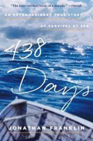 438 Days: An Extraordinary True Story of Survival at Sea – Jonathan Franklin, kirjan kansikuva