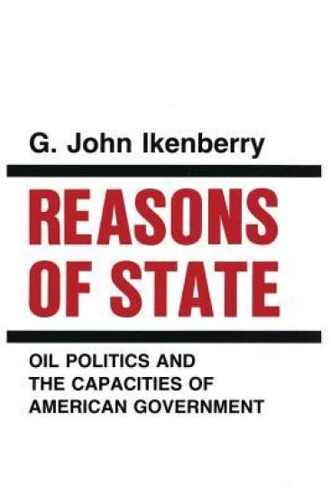 Reasons of State – G. John Ikenberry, kirjan kansikuva