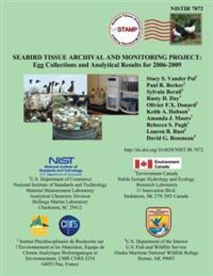 Nistir 7872 Seabird Tissue Archival and Monitoring Project: Egg Collections and Analytical Results for 2006-2009