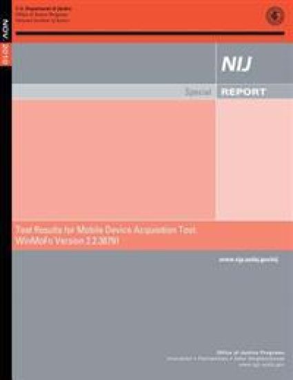 Test Results for Mobile Device Acquisition Tool: WinMoFo Version 2.2.38791