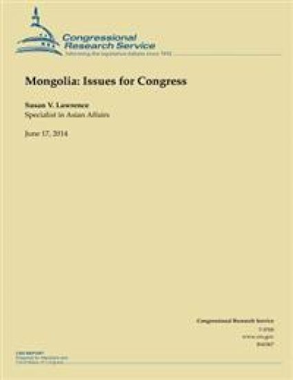 Mongolia: Issues for Congress