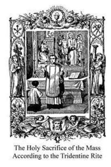 The Holy Sacrifice of the Mass According to the Tridentine Rite – Brother Hermenegild Tosf, kirjan kansikuva