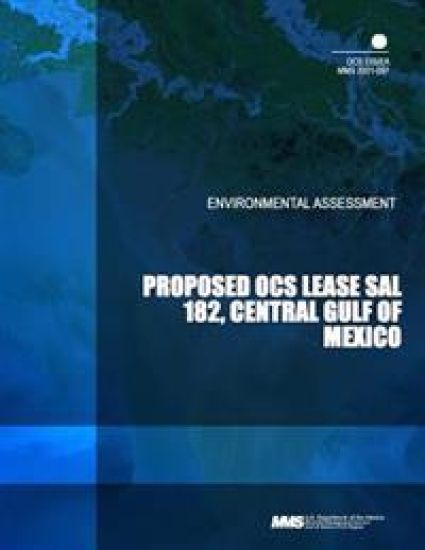 Proposed OCS Lease Sale 182, Central Gulf of Mexico