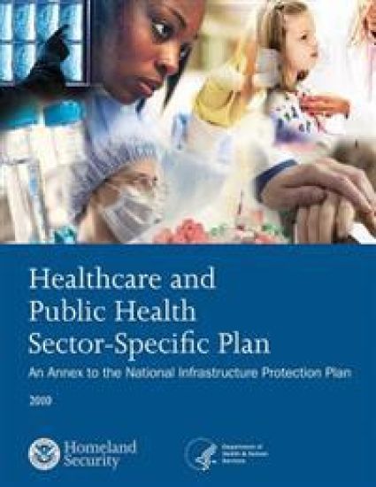 Healthcare and Public Health Sector-Specific Plan: 2010 – U. S. Department of Homeland Security, kirjan kansikuva