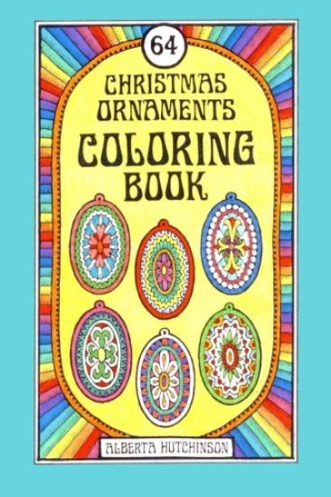 64 Christmas Ornaments Coloring Book