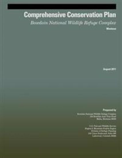 Comprehensive Conservation Plan: Bowdoin National Wildlife Refuge Complex