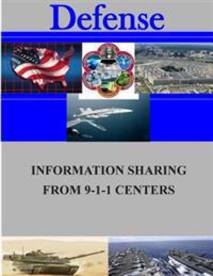 Information Sharing from 9-1-1 Centers