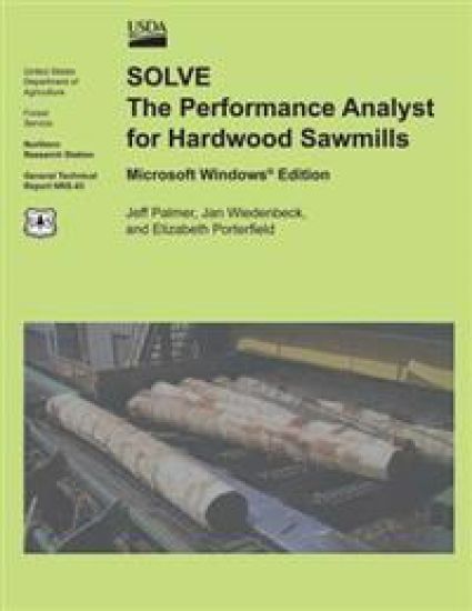 SOLVE The Performance Analyst for Hardwood Sawmills Microsoft Windows Edition