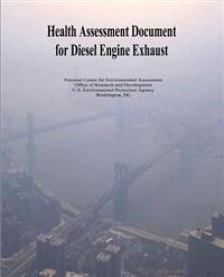 Health Assessment Document for Diesel Engine Exhaust