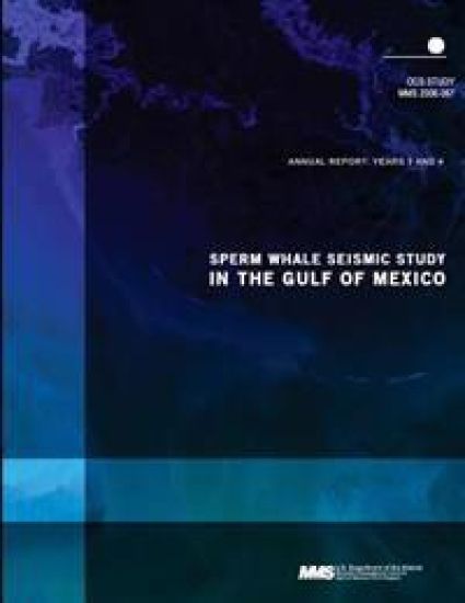 Sperm Whale Seismic Study in the Gulf of Mexico Annual Report: Years 3 and 4