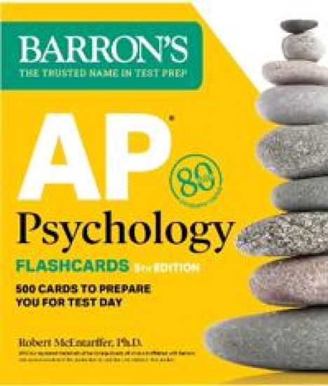 AP Psychology Flashcards, Fifth Edition: Up-to-Date Review + Sorting Ring for Custom Study