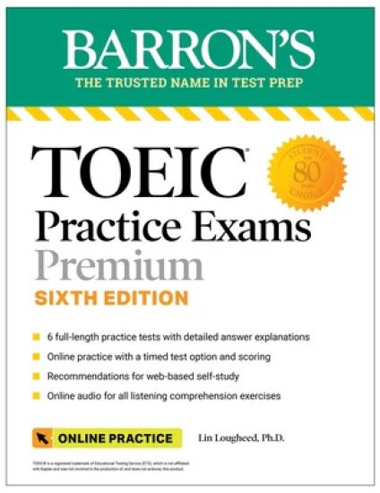 TOEIC Practice Exams: 6 Practice Tests + Online Audio, Sixth Edition