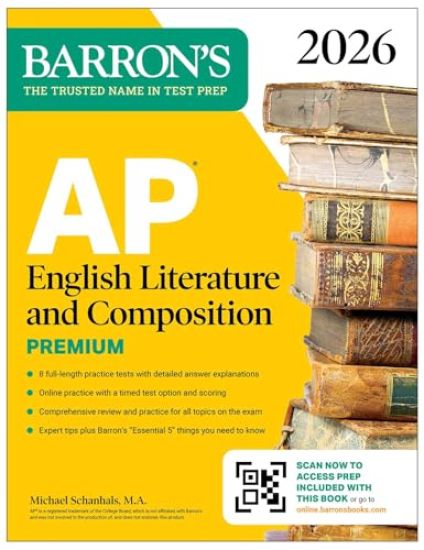 AP English Literature and Composition Premium, 2026: Prep Book with 8 Practice Tests + Online Practice