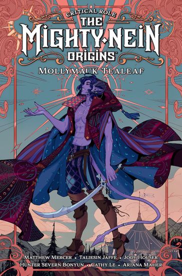 Critical Role: The Mighty Nein Origins -- Mollymauk Tealeaf – Jody Houser, kirjan kansikuva