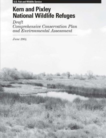 Kern and Pixley National Wildlife Refuges Comprehensive Conservation Plan