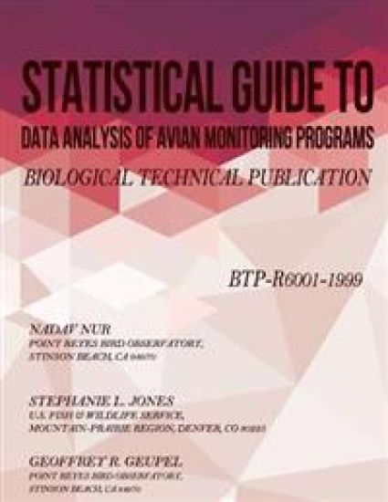 Statistical Guide to Data Analysis of Avian Monitoring Programs: Biological Technical Publication – U. S. Fish &. Wildlife Service, kirjan kansikuva