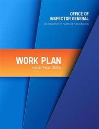 WORK PLAN Fiscal Year 2015