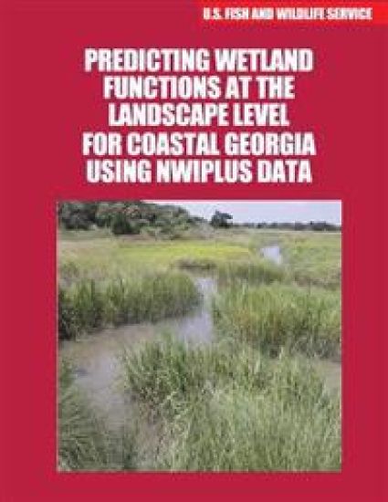 Predicting Wetland Functions at the Landscape Level for Coastal Georgia Using NWIPlus Data
