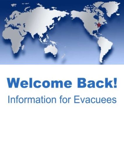 Welcome Back! Information for Evacuees