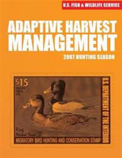 Adaptive Harvest Management 2007 Hunting Season – U S Fish & Wildlife Service, kirjan kansikuva