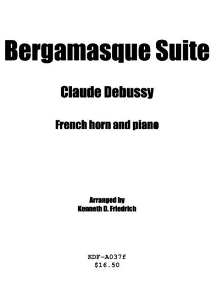 Bergamasque Suite - horn and piano