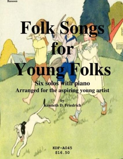Folk Songs for Young Folks - bassoon and piano