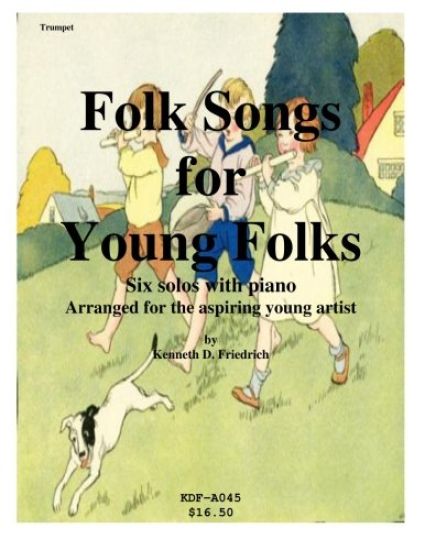 Folk Songs for Young Folks - trumpet and piano