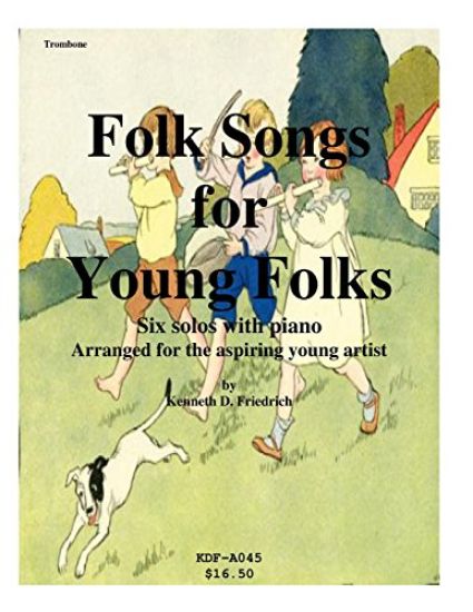 Folk Songs for Young Folks - trombone and piano